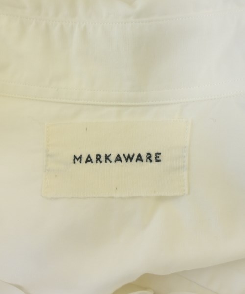 MARKAWARE（マーカウェア）カジュアルシャツ 白 サイズ:1(S位) メンズ/2200681792104