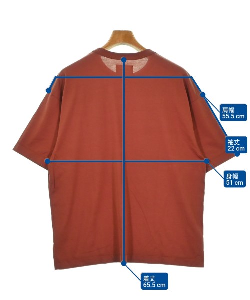 MARKAWARE（マーカウェア）Tシャツ・カットソー 茶 サイズ:1(S位) メンズ/2200690575057