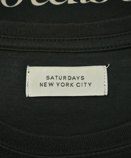 SATURDAYS NEW YORK CITY（サタデーズニューヨークシティー）Tシャツ・カットソー 黒 サイズ:M メンズ/2200552245067