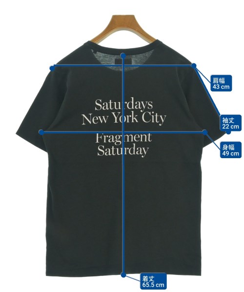 SATURDAYS NEW YORK CITY（サタデーズニューヨークシティー）Tシャツ・カットソー 黒 サイズ:M メンズ/2200552245067
