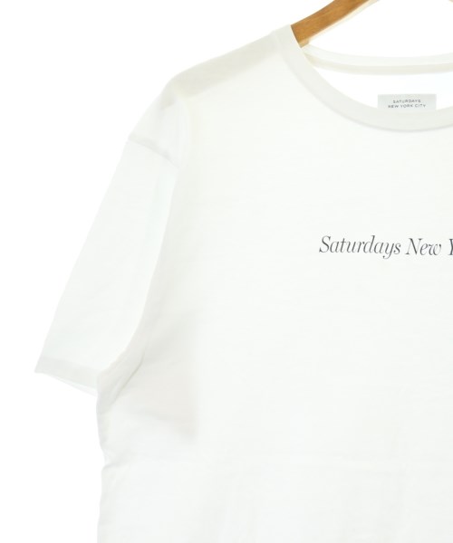 SATURDAYS NEW YORK CITY（サタデーズニューヨークシティー）Tシャツ・カットソー 白 サイズ:L メンズ/2200620315043