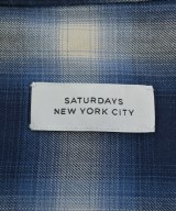 SATURDAYS NEW YORK CITY（サタデーズニューヨークシティー）カジュアルシャツ 青 サイズ:L メンズ/2200636153035