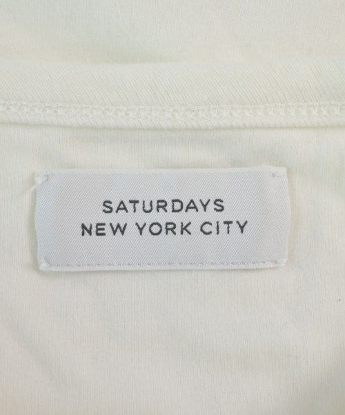 SATURDAYS NEW YORK CITY（サタデーズニューヨークシティー）Tシャツ・カットソー 白 サイズ:S メンズ/2200619558062
