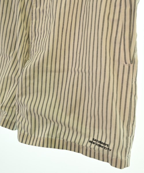 SATURDAYS NEW YORK CITY（サタデーズニューヨークシティー）ショートパンツ 白 サイズ:XS メンズ/2200642131027