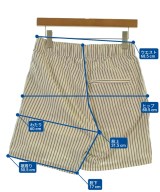 SATURDAYS NEW YORK CITY（サタデーズニューヨークシティー）ショートパンツ 白 サイズ:XS メンズ/2200642131027