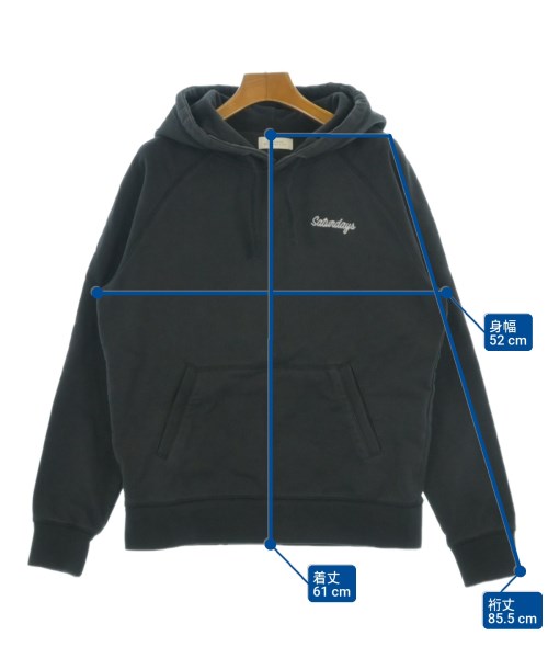 SATURDAYS NEW YORK CITY（サタデーズニューヨークシティー）パーカー 黒 サイズ:S レディース/2200642138040