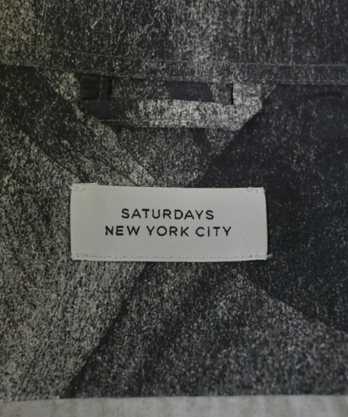 SATURDAYS NEW YORK CITY（サタデーズニューヨークシティー）カジュアルシャツ 黒 サイズ:M メンズ/2200640311445