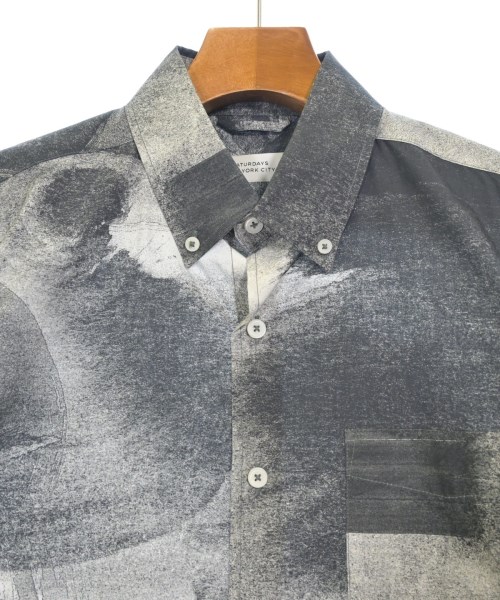 SATURDAYS NEW YORK CITY（サタデーズニューヨークシティー）カジュアルシャツ 黒 サイズ:M メンズ/2200640311445