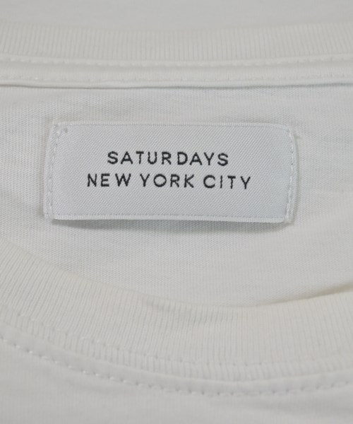 SATURDAYS NEW YORK CITY（サタデーズニューヨークシティー）Tシャツ・カットソー 白 サイズ:XL メンズ/2200629444058