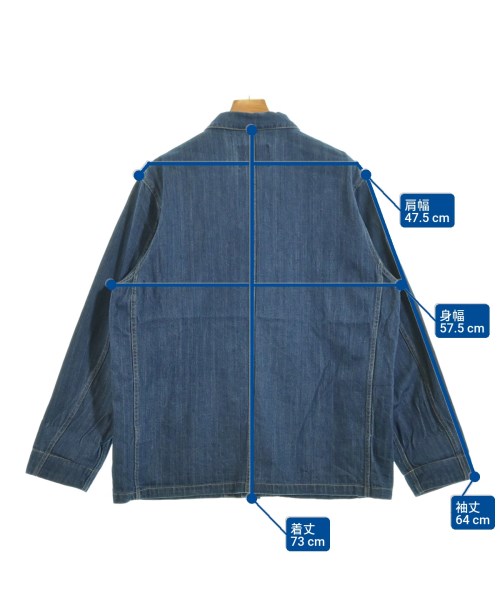 SATURDAYS NEW YORK CITY（サタデーズニューヨークシティー）デニムジャケット 青 サイズ:L メンズ/2200644025010
