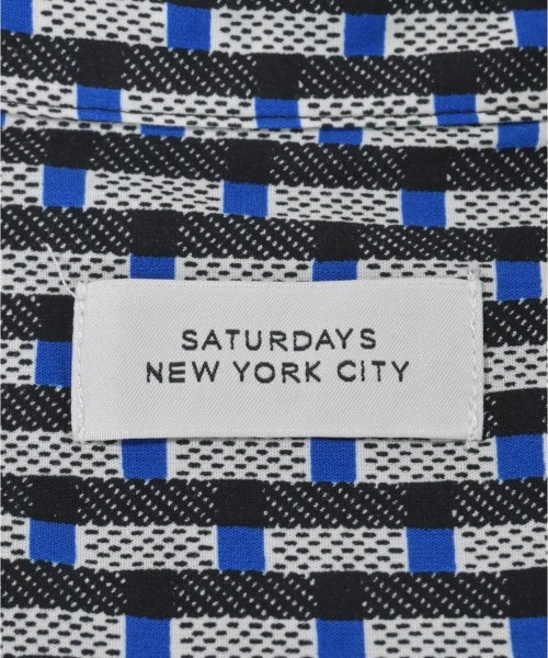 SATURDAYS NEW YORK CITY（サタデーズニューヨークシティー）カジュアルシャツ 青 サイズ:M メンズ/2200627148101