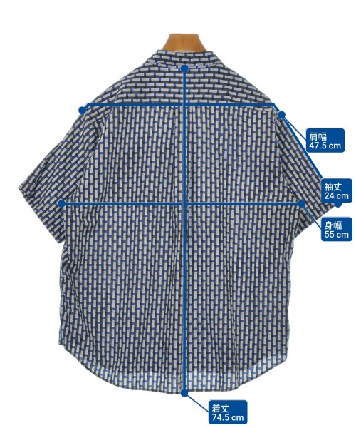 SATURDAYS NEW YORK CITY（サタデーズニューヨークシティー）カジュアルシャツ 青 サイズ:M メンズ/2200627148101