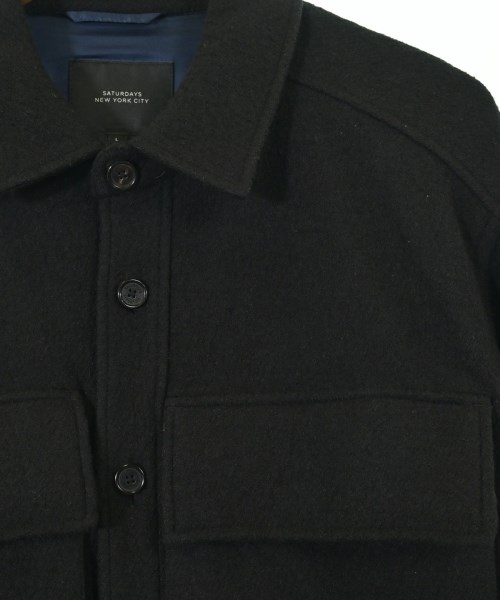 SATURDAYS NEW YORK CITY（サタデーズニューヨークシティー）カバーオール 黒 サイズ:L メンズ/2200615137025