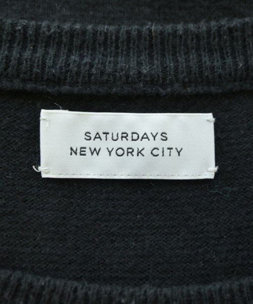 SATURDAYS NEW YORK CITY（サタデーズニューヨークシティー）ニット・セーター 黒 サイズ:S メンズ/2200614182019