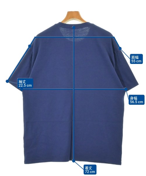 SATURDAYS NEW YORK CITY（サタデーズニューヨークシティー）Tシャツ・カットソー 青 サイズ:L メンズ/2200616496121