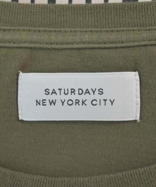 SATURDAYS NEW YORK CITY（サタデーズニューヨークシティー）Tシャツ・カットソー カーキ サイズ:L メンズ/2200619364120
