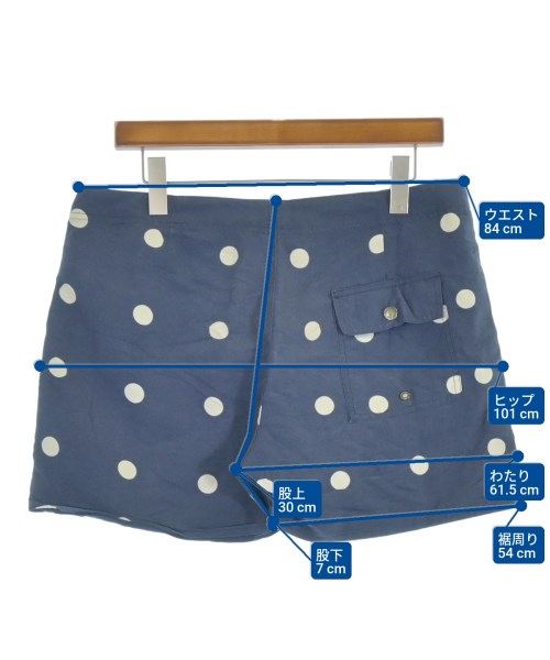 SATURDAYS SURF NYC（サタダーズサーフニューヨーク）ショートパンツ 紺 サイズ:30(M位) メンズ/2200672455216