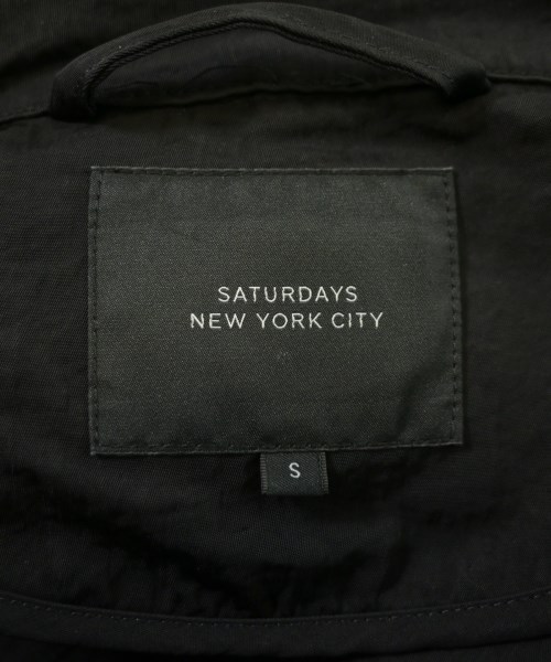 SATURDAYS NEW YORK CITY（サタデーズニューヨークシティー）モッズコート 黒 サイズ:S メンズ/2200670918096