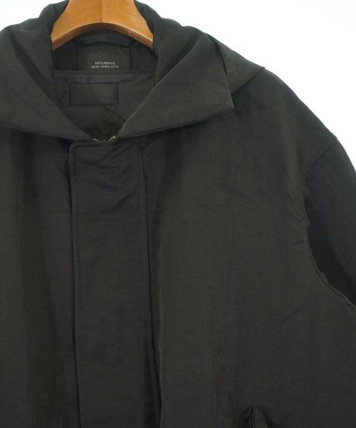 SATURDAYS NEW YORK CITY（サタデーズニューヨークシティー）モッズコート 黒 サイズ:S メンズ/2200670918096