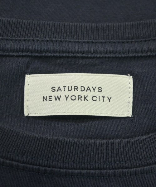 SATURDAYS NEW YORK CITY（サタデーズニューヨークシティー）Tシャツ・カットソー 紺 サイズ:XS メンズ/2200676531039