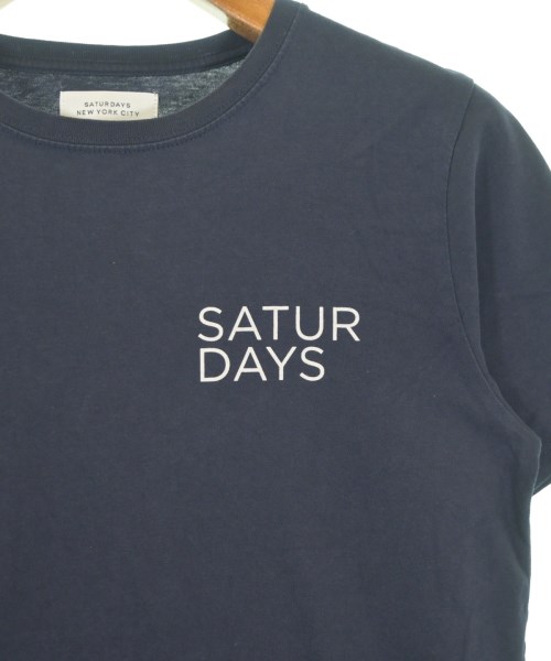 SATURDAYS NEW YORK CITY（サタデーズニューヨークシティー）Tシャツ・カットソー 紺 サイズ:XS メンズ/2200676531039