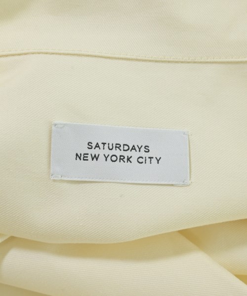 SATURDAYS NEW YORK CITY（サタデーズニューヨークシティー）カジュアルシャツ 白 サイズ:XL メンズ/2200675344050
