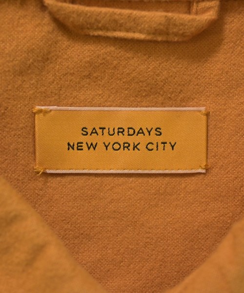 SATURDAYS NEW YORK CITY（サタデーズニューヨークシティー）カジュアルシャツ オレンジ サイズ:M メンズ/2200678782064