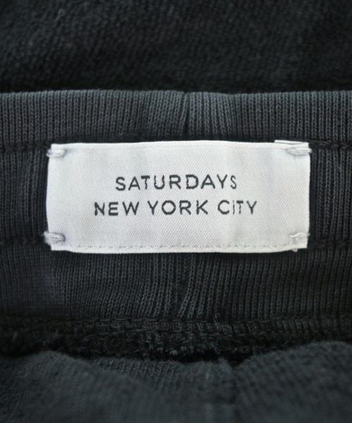 SATURDAYS NEW YORK CITY（サタデーズニューヨークシティー）スウェットパンツ 黒 サイズ:L メンズ/2200681996083