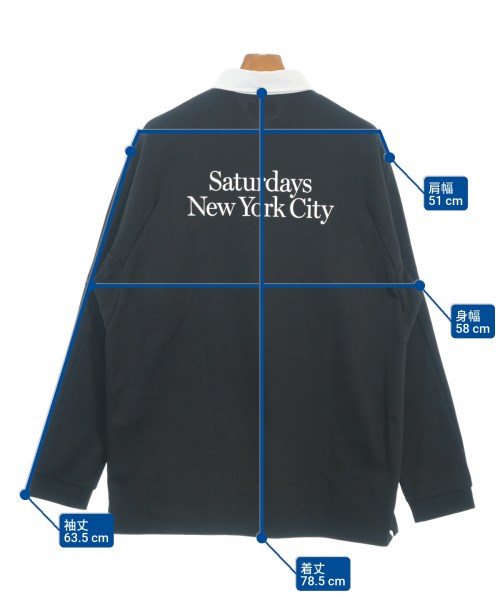 SATURDAYS NEW YORK CITY（サタデーズニューヨークシティー）Tシャツ・カットソー 黒 サイズ:XXL メンズ/2200681996144