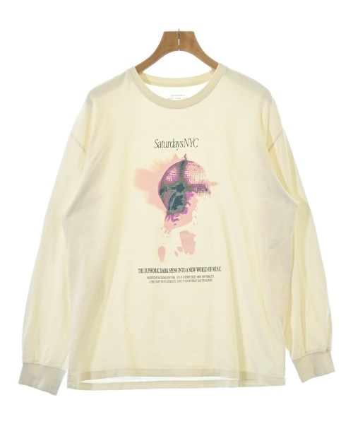 SATURDAYS NEW YORK CITY(サタデーズニューヨークシティー)Tシャツ・カットソー ベージュ サイズ:M/2200684056241