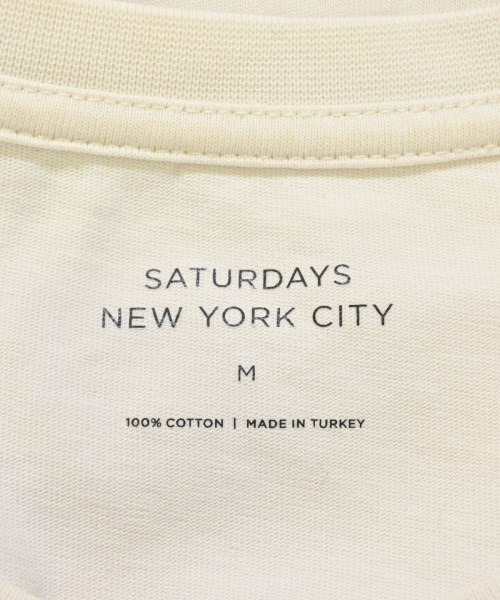SATURDAYS NEW YORK CITY（サタデーズニューヨークシティー）Tシャツ・カットソー ベージュ サイズ:M メンズ/2200684056241