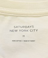 SATURDAYS NEW YORK CITY（サタデーズニューヨークシティー）Tシャツ・カットソー ベージュ サイズ:M メンズ/2200684056241