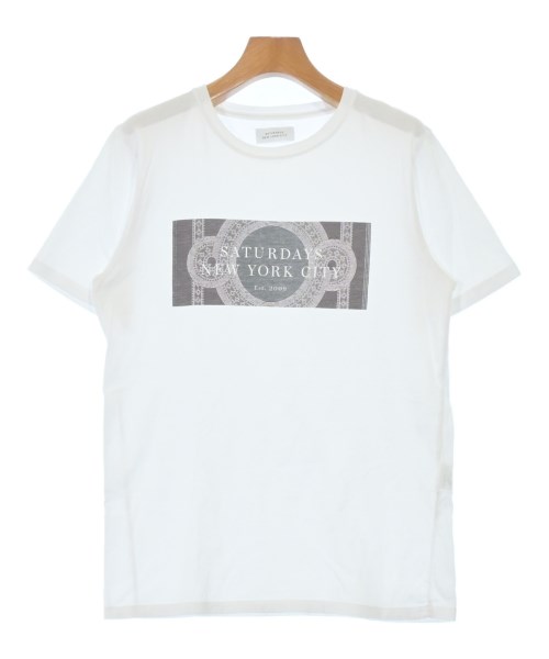 SATURDAYS NEW YORK CITY(サタデーズニューヨークシティー)Tシャツ・カットソー 白 サイズ:S/2200691846064