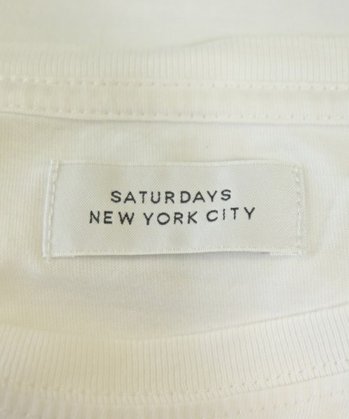 SATURDAYS NEW YORK CITY（サタデーズニューヨークシティー）Tシャツ・カットソー 白 サイズ:S レディース/2200691846064