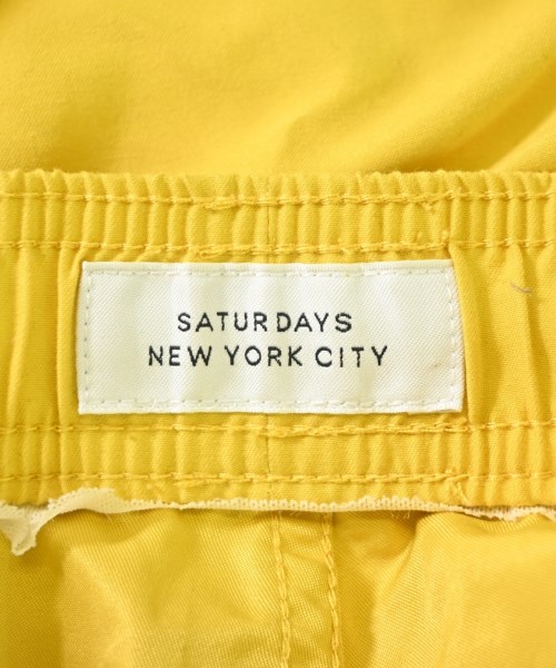SATURDAYS NEW YORK CITY（サタデーズニューヨークシティー）ショートパンツ 黄 サイズ:XL メンズ/2200695748128