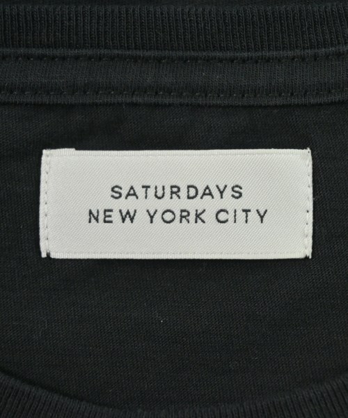 SATURDAYS NEW YORK CITY（サタデーズニューヨークシティー）Tシャツ・カットソー 黒 サイズ:XS レディース/2200694917082