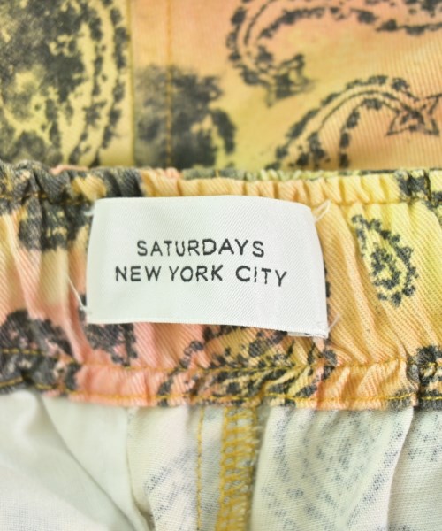 SATURDAYS NEW YORK CITY（サタデーズニューヨークシティー）ショートパンツ 黄 サイズ:S メンズ/2200700468010