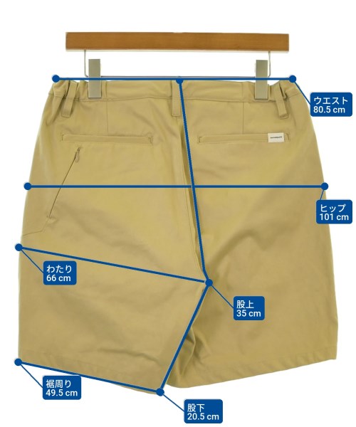 SATURDAYS NEW YORK CITY（サタデーズニューヨークシティー）ショートパンツ ベージュ サイズ:S メンズ/2200652948028