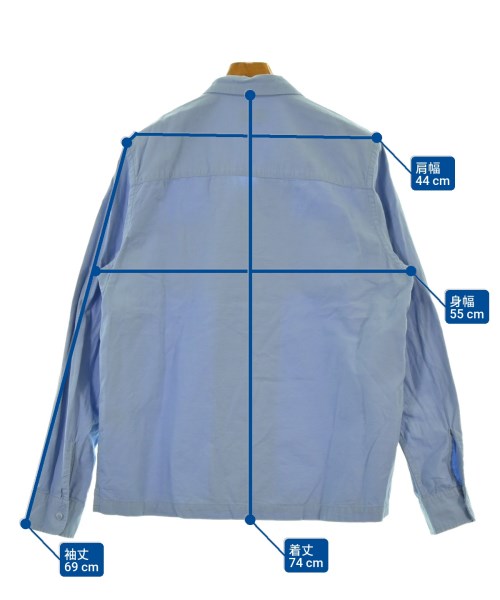 SATURDAYS NEW YORK CITY（サタデーズニューヨークシティー）カジュアルシャツ 青 サイズ:S メンズ/2200652948097