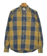 SATURDAYS NEW YORK CITY（サタデーズニューヨークシティー）カジュアルシャツ 黄 サイズ:S メンズ/2200653988214