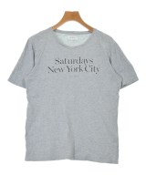 SATURDAYS NEW YORK CITY（サタデーズニューヨークシティー）Tシャツ・カットソー グレー サイズ:M メンズ/2200655923053