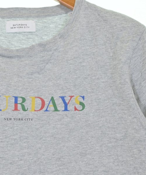 SATURDAYS NEW YORK CITY（サタデーズニューヨークシティー）Tシャツ・カットソー グレー サイズ:S メンズ/2200655923060