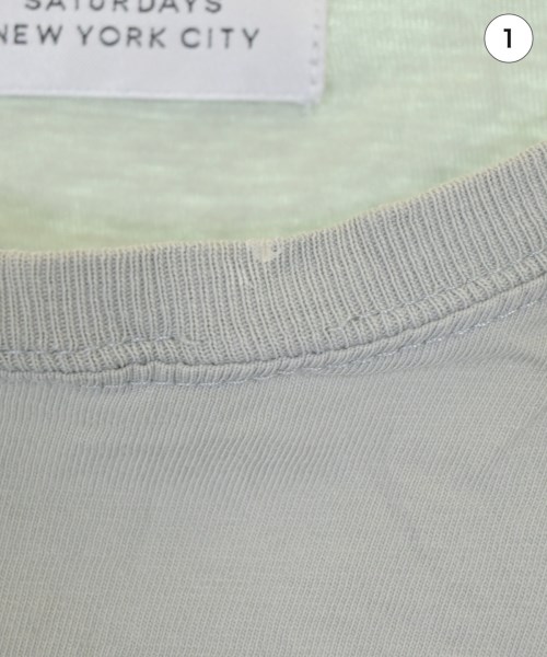 SATURDAYS NEW YORK CITY（サタデーズニューヨークシティー）Tシャツ・カットソー グレー サイズ:M メンズ/2200655923138