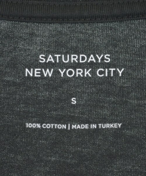 SATURDAYS NEW YORK CITY（サタデーズニューヨークシティー）Tシャツ・カットソー 黒 サイズ:S メンズ/2200706998245