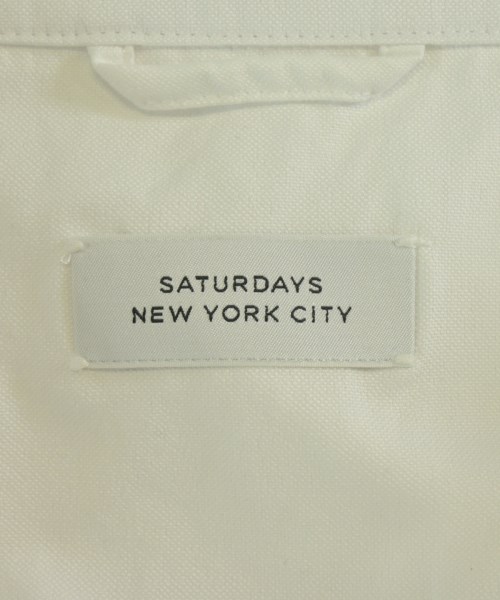 SATURDAYS NEW YORK CITY（サタデーズニューヨークシティー）カジュアルシャツ 白 サイズ:XL メンズ/2200715568262