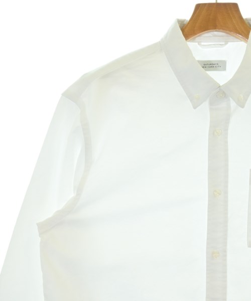 SATURDAYS NEW YORK CITY（サタデーズニューヨークシティー）カジュアルシャツ 白 サイズ:XL メンズ/2200715568262