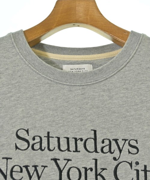 SATURDAYS NEW YORK CITY（サタデーズニューヨークシティー）スウェット グレー サイズ:S メンズ/2200713792195