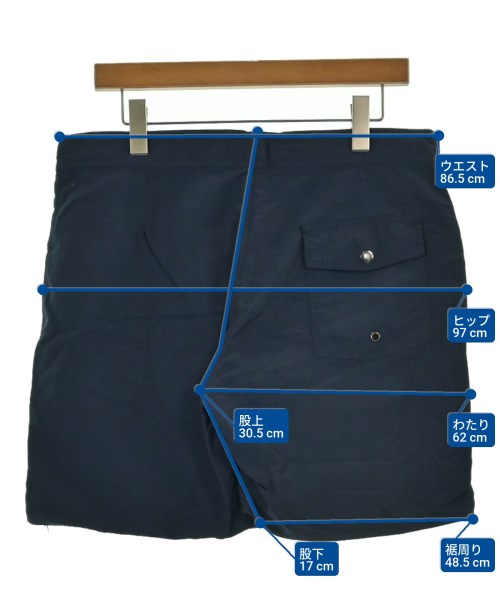 SATURDAYS NEW YORK CITY（サタデーズニューヨークシティー）ショートパンツ 紺 サイズ:34(S位) メンズ/2200644464024