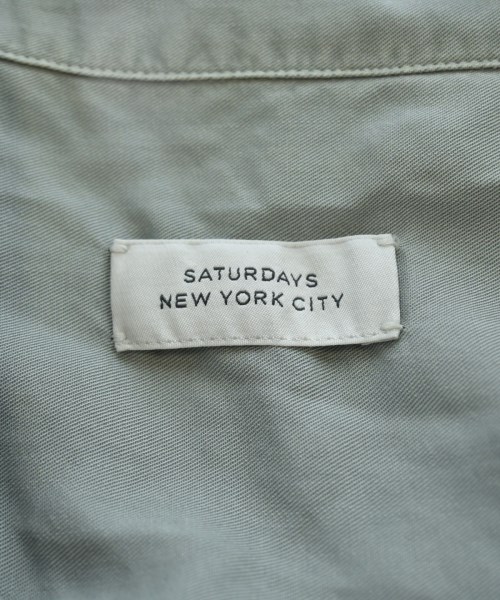 SATURDAYS NEW YORK CITY（サタデーズニューヨークシティー）カジュアルシャツ グレー サイズ:L メンズ/2200630508206