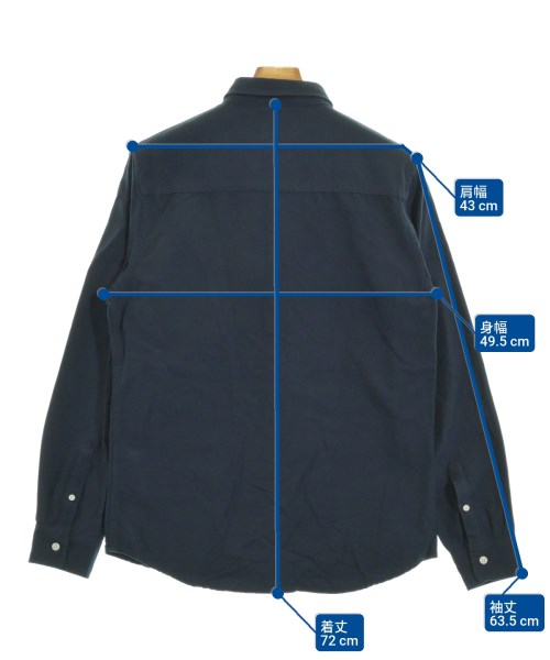 SATURDAYS NEW YORK CITY（サタデーズニューヨークシティー）カジュアルシャツ 紺 サイズ:M メンズ/2200630508213